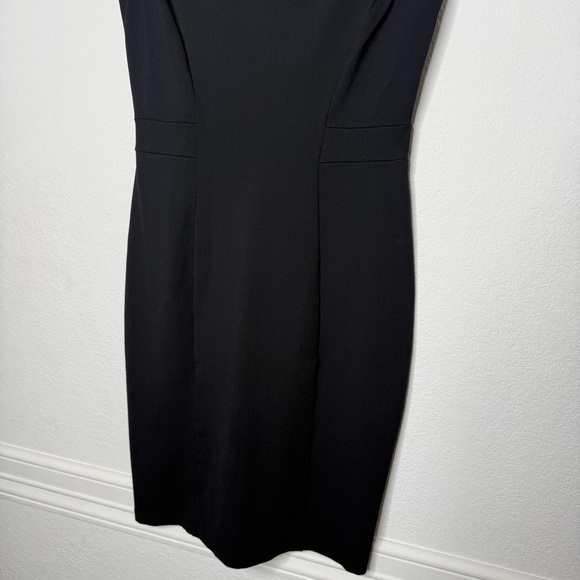 Susana Monaco Black Sleeveless Bodycon Cocktail Party Dress Size M - Picture 3 of 5